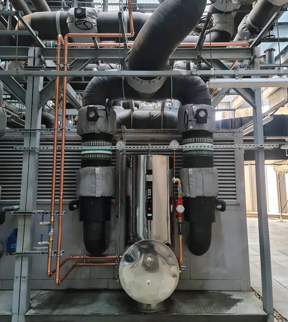 Industrial CWS, LTHW, MTHW and steam