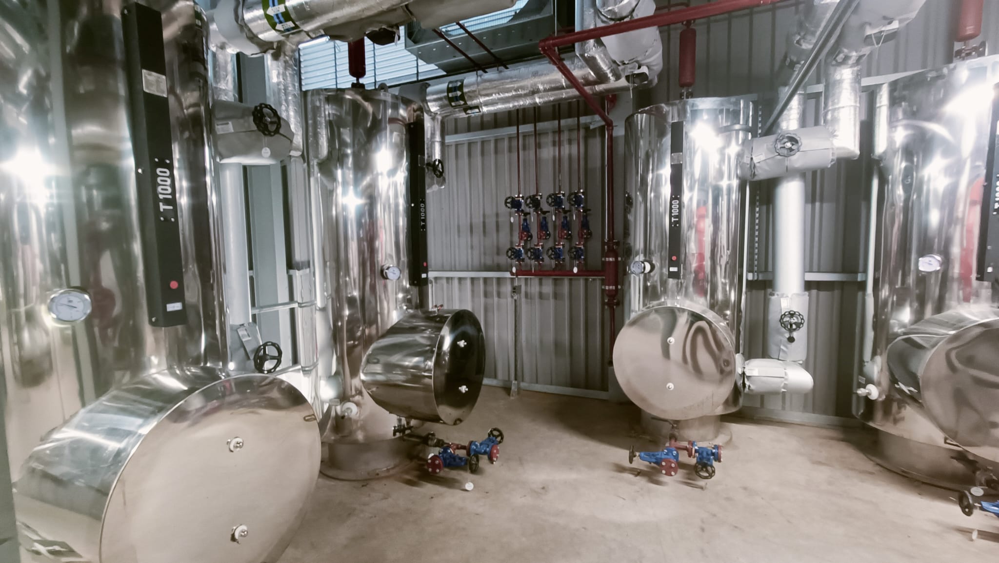 Industrial CWS, LTHW, MTHW and steam